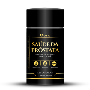 SAÚDE DA PRÓSTATA - Pote Premium - 120 cápsulas